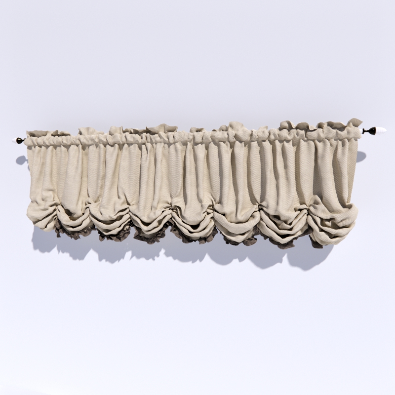 Curtain 3D model large preview