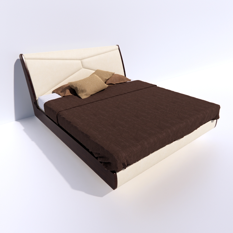 Bed 3D model large preview