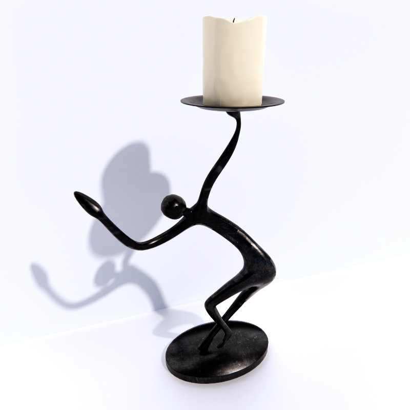 Candlestick 3D model large preview