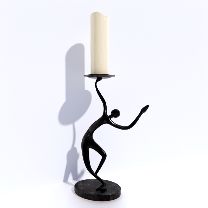 Candlestick 3D model large preview