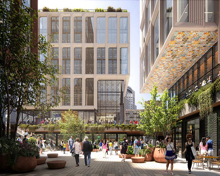 Entrecampos masterplan by KPF, Lisbon, Portugal