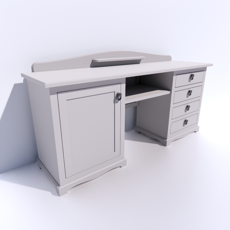 Table 3D model large preview