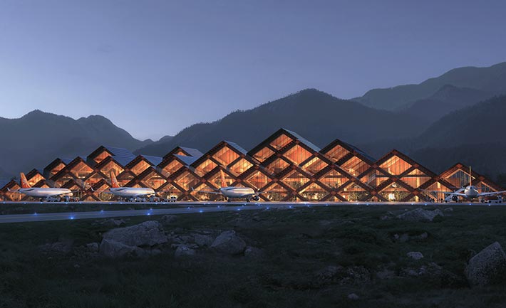 Gelephu International Airport by BIG, Bhutan