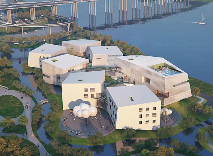 Jiangxin Island Art Hotel, Wenzhou, China