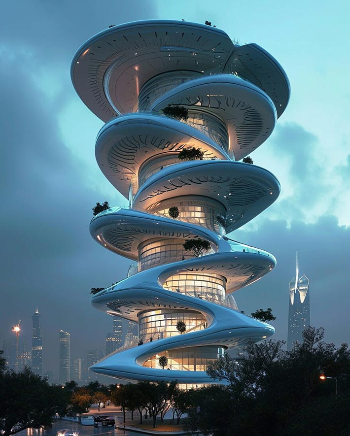 Pleurotus Tower, Dubai, United Arab Emirates