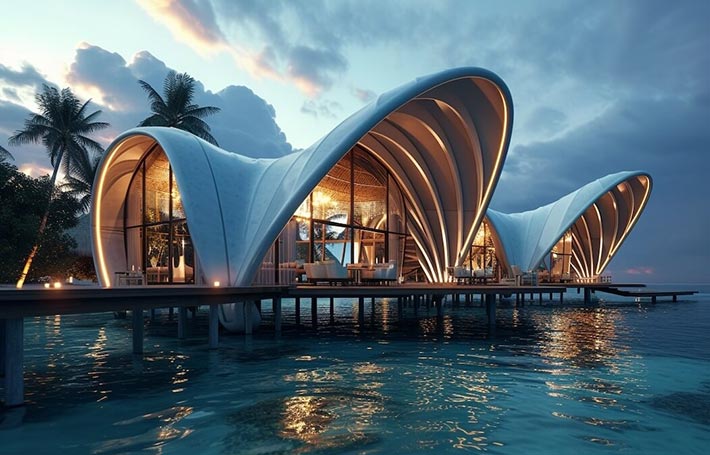 AquaShell tourist residence, Maldives