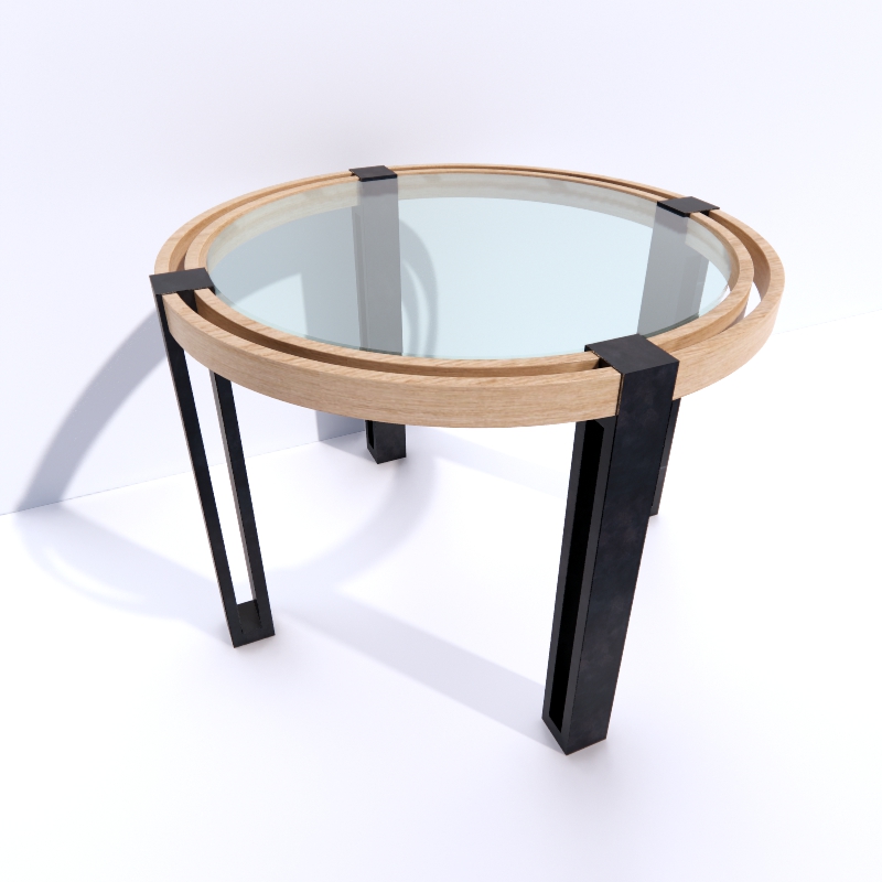 Table 3D model large preview