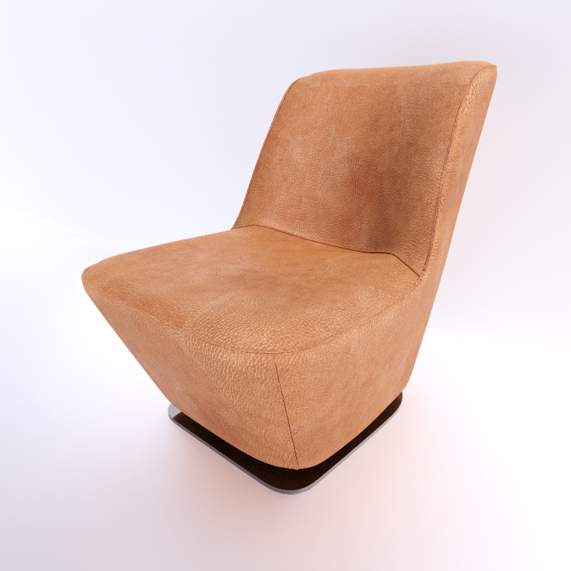 badiane armchair roche bobois 3D Model #1d403dff