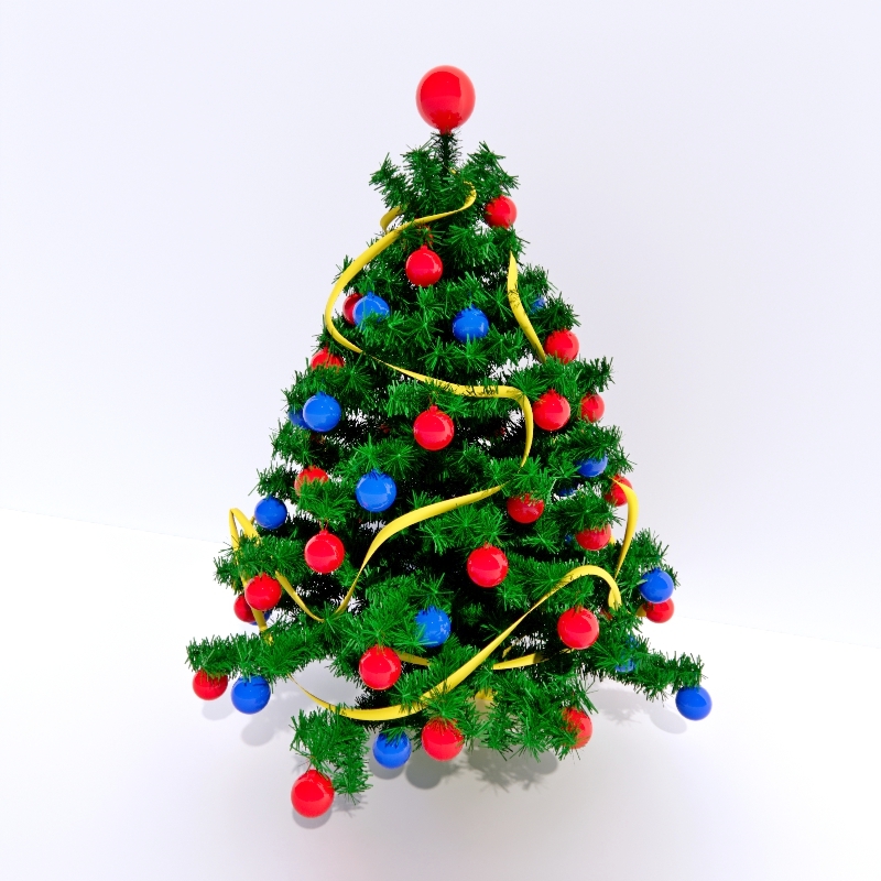 Christmas Tree free 3D model - 3D model önizlemesi