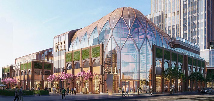 K11 ELYSEA landmark district by Lead8, Shanghai, China