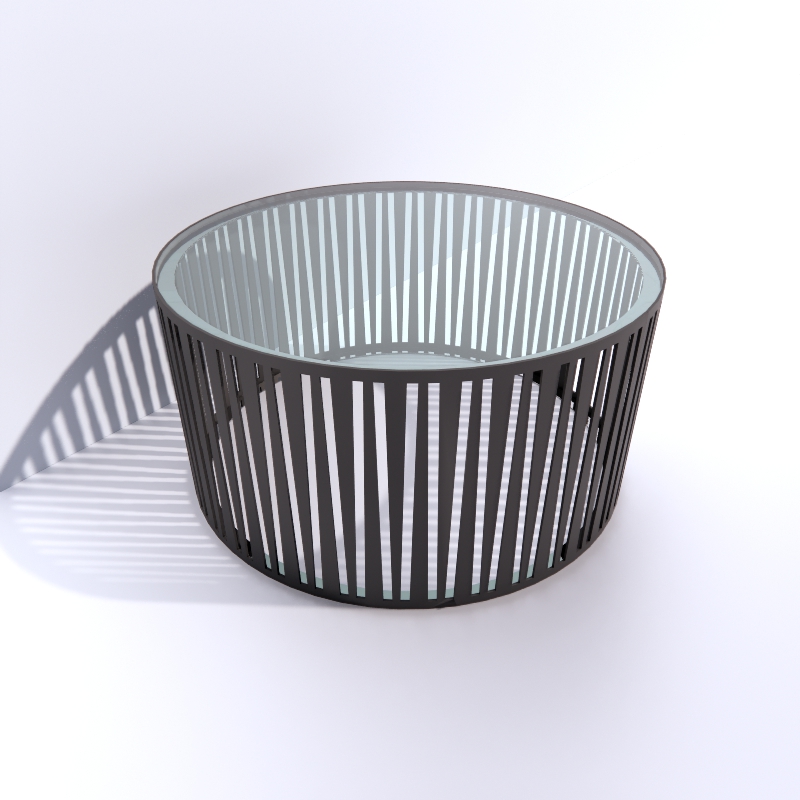 Coffee table 3D model large preview