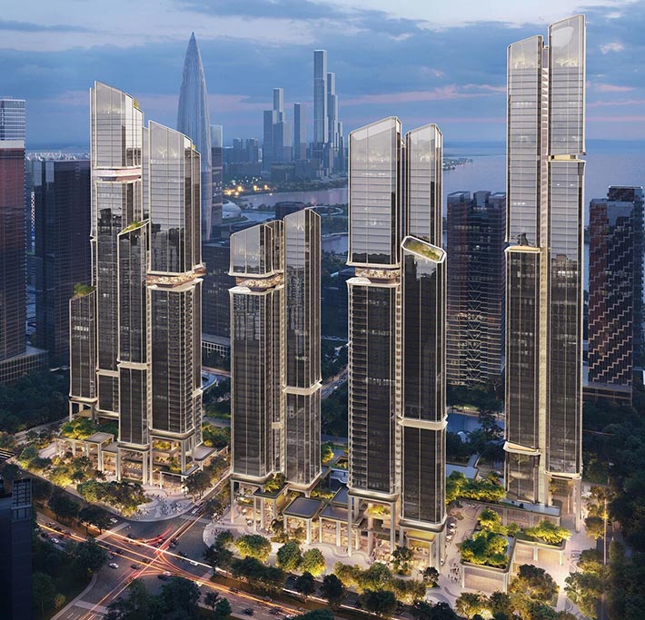 Houhai T107-0107 Plot by line+, Shenzhen, China