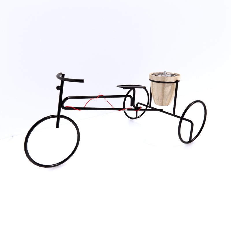 Bicycles Decor free 3D model - 3D model önizlemesi