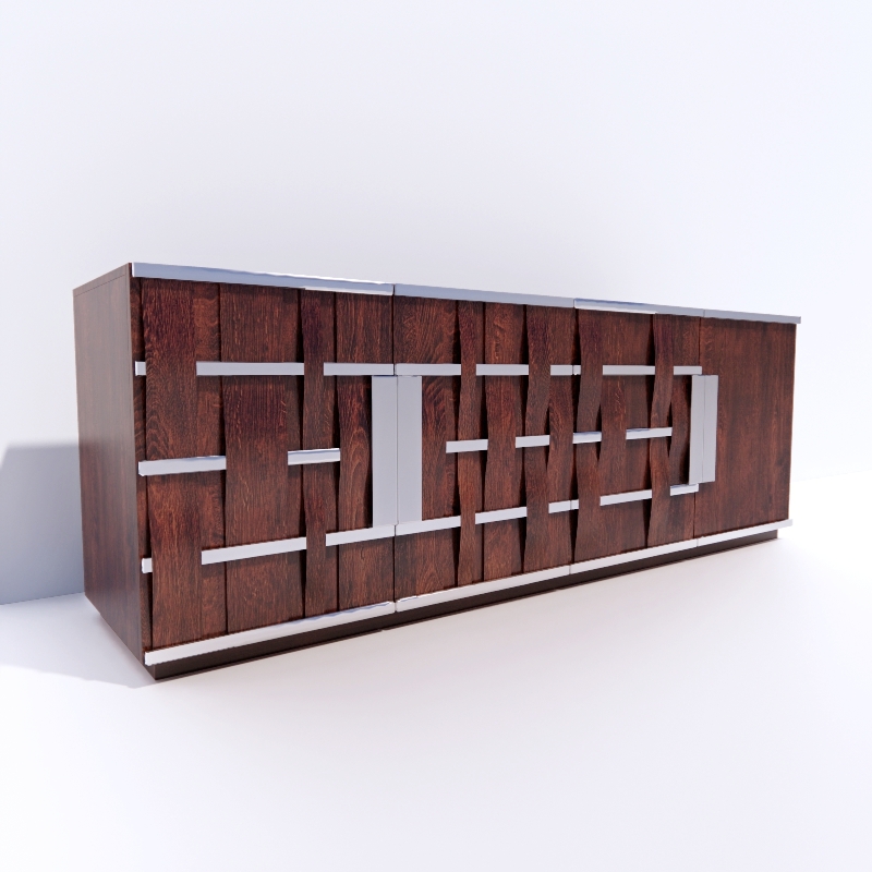 Commode 3D model large preview