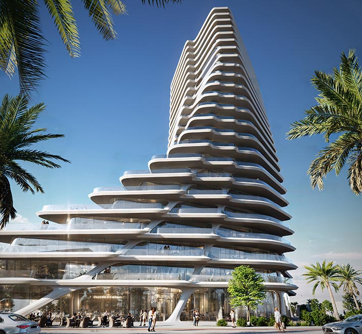 El Bulto by Zaha Hadid Architects, Malaga, Spain