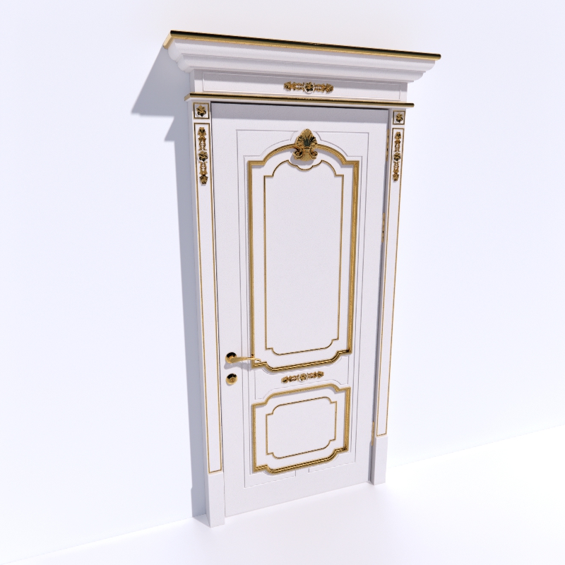 Door 3D model large preview