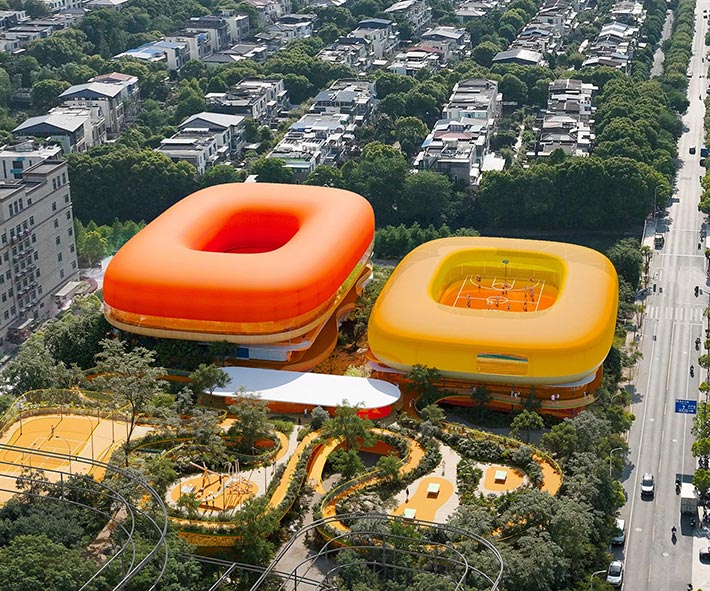Songjiang District Sijing Town Sports Center, Shanghai, China