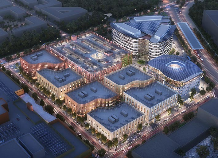 Masdar City Square, Abu Dhabi, United Arab Emirates