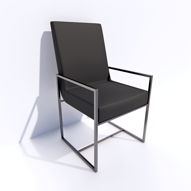 Dining Chair-1 free 3D model - 3D model önizlemesi