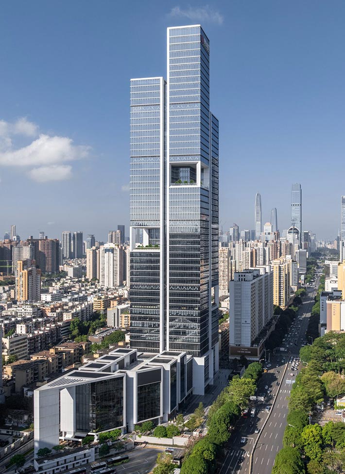 CITIC International Building by gmp, Shenzhen, China