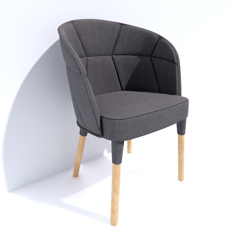 Armchair 3D model large preview