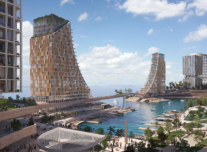 Jesselton Docklands by Snøhetta, Kota Kinabalu island, Malaysia