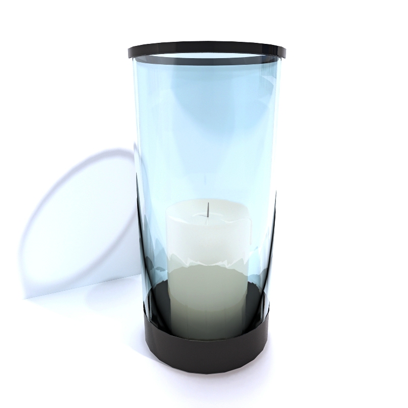 3D Candle preview