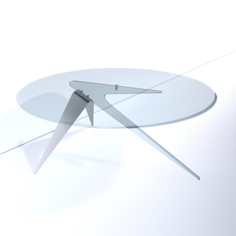 Coffee table 3D model large preview