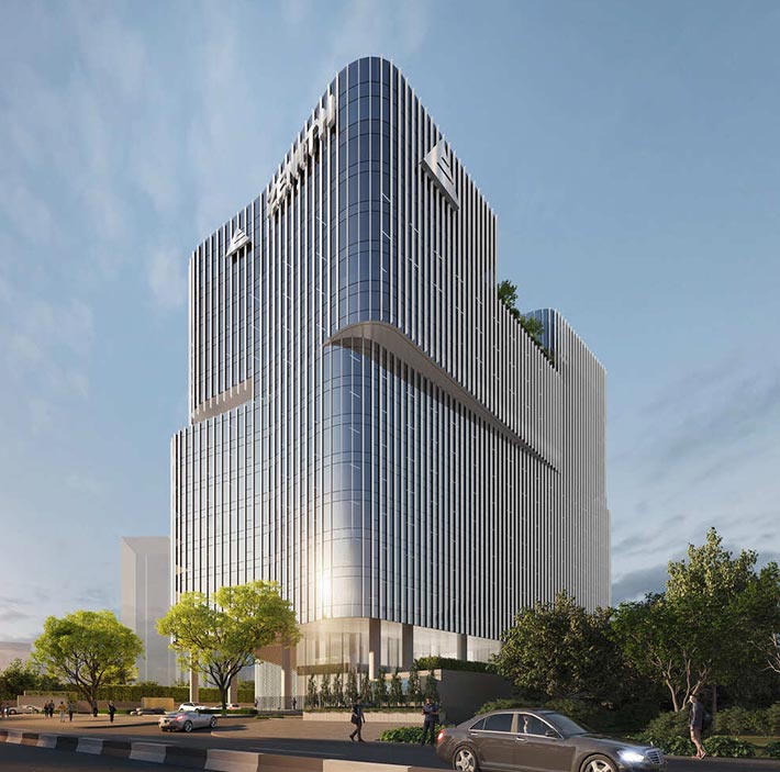 Embassy Zenith office tower, Bengaluru, India