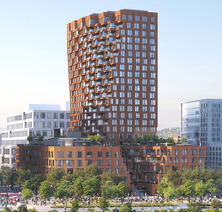 Building A tower, San Francisco, CA, USA