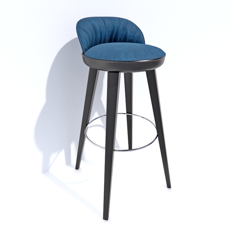 Bar chair 3D model large preview
