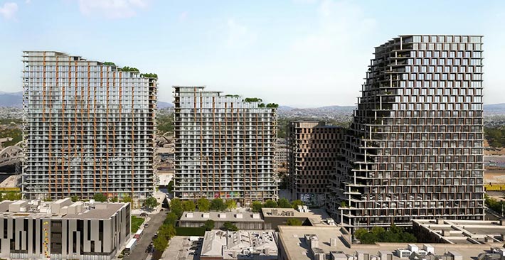 Mesquit Street complex by BIG, Los Angeles, USA