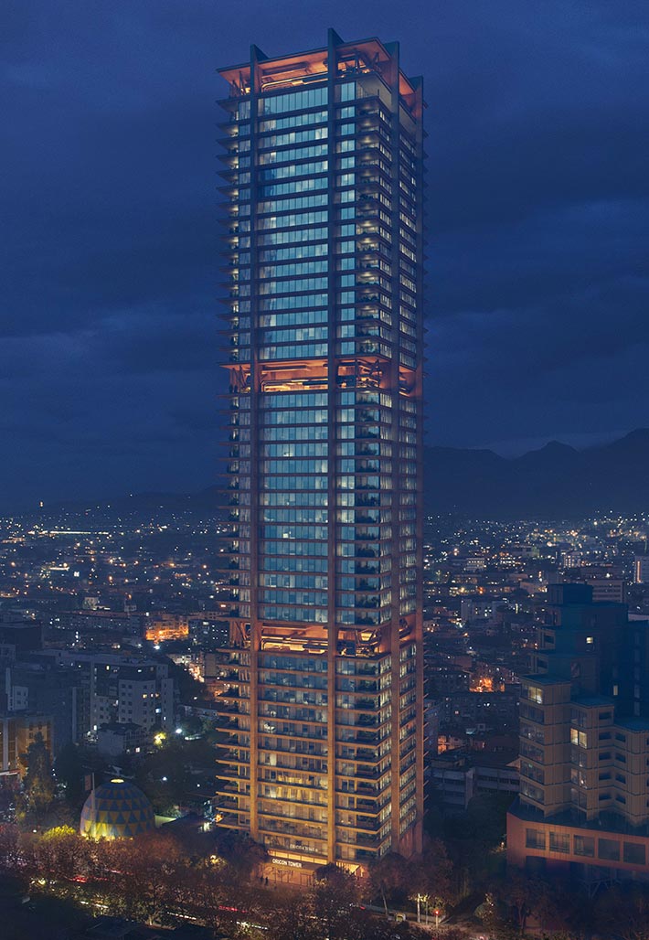 Oricon Tower by Eduardo Souto de Moura and OODA, Tirana, Albania