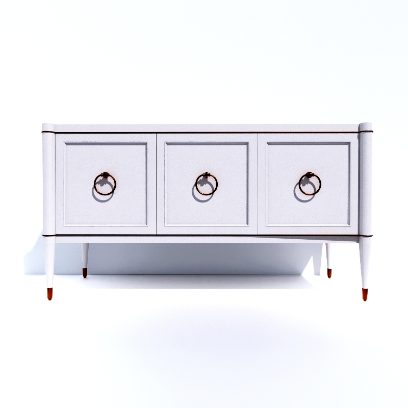 Commode 3D model large preview