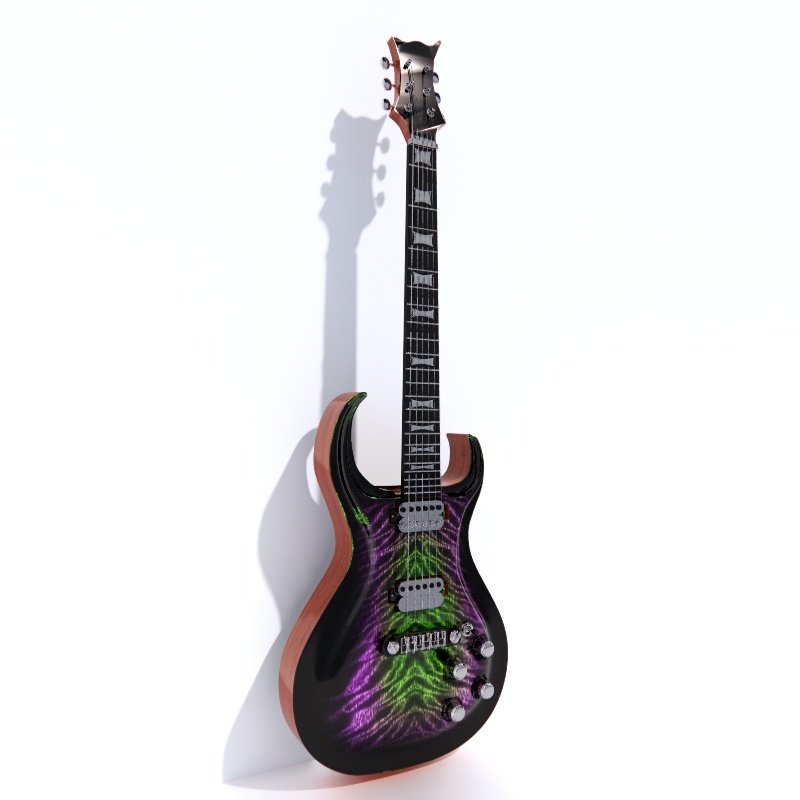 3D Guitar preview