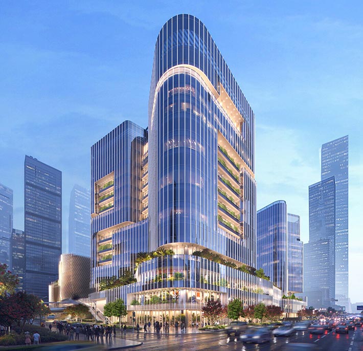 Houhai Hybrid Campus by Büro Ole Scheeren, Shenzhen, China