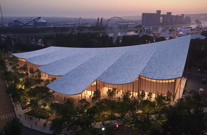 The Sail Congress Center by BIG, Rouen, France