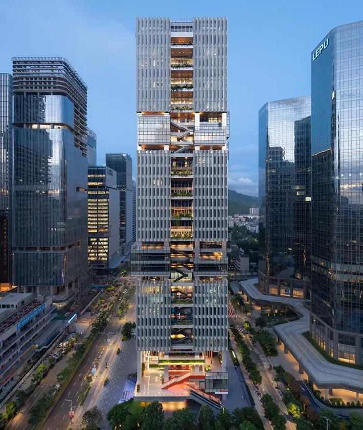 Shenzhen T33 Tower by Aedas, Guangdong, Shenzhen, China