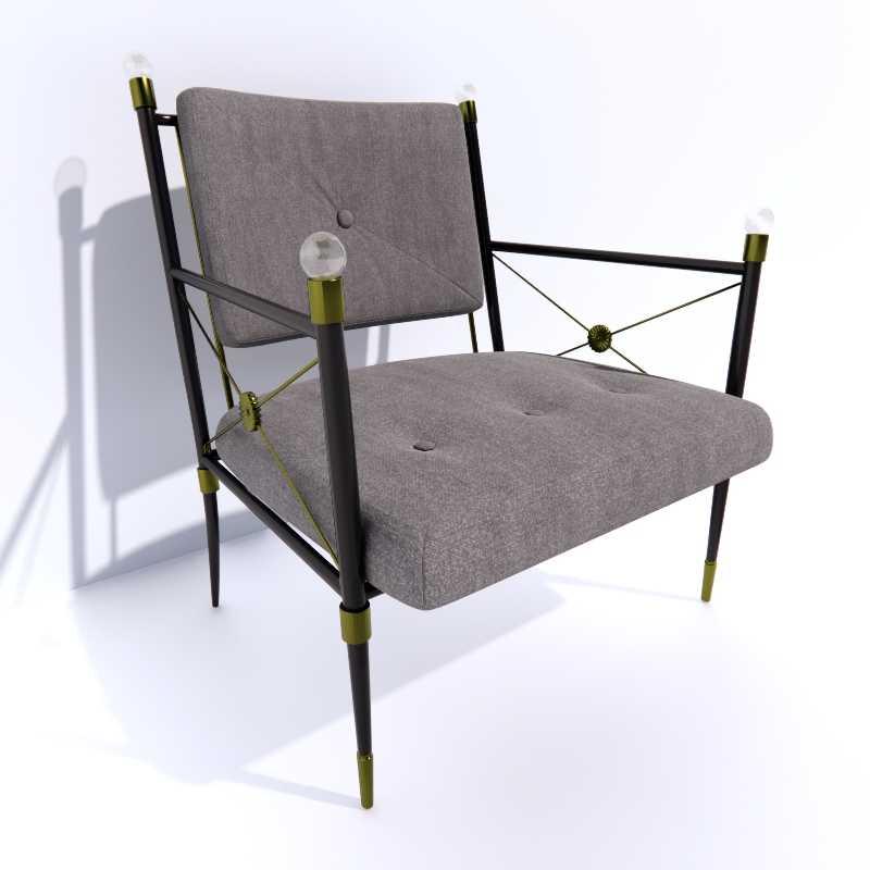 3D Armchair preview