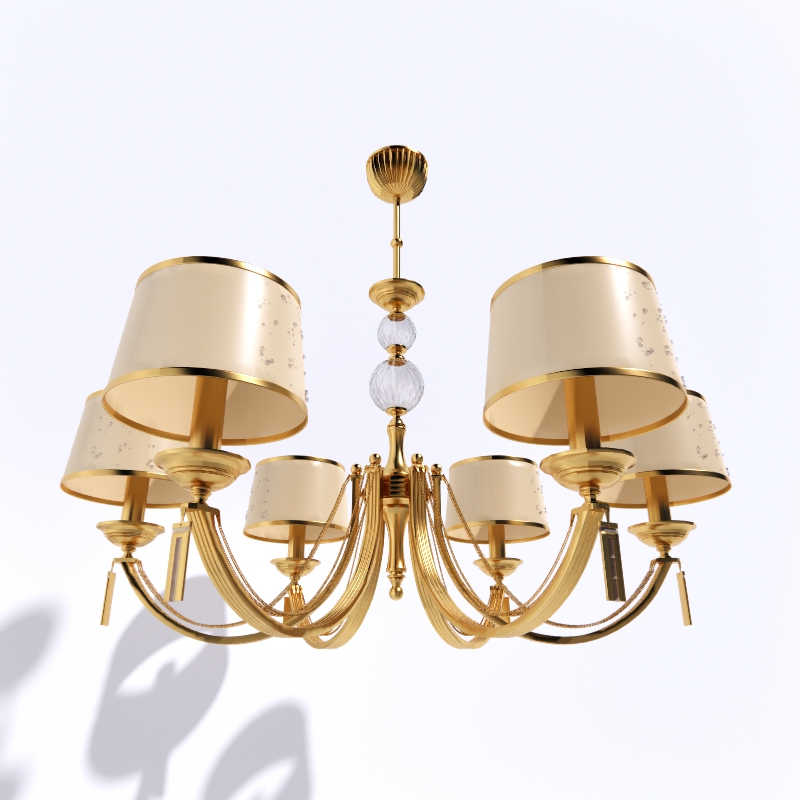 Chandelier 3D model large preview