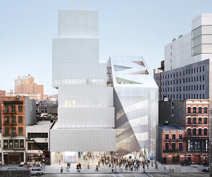 New museum expansion by OMA, New York City, USA