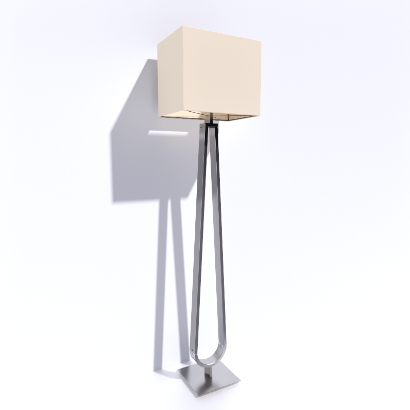 Floor lamp 3D model large preview