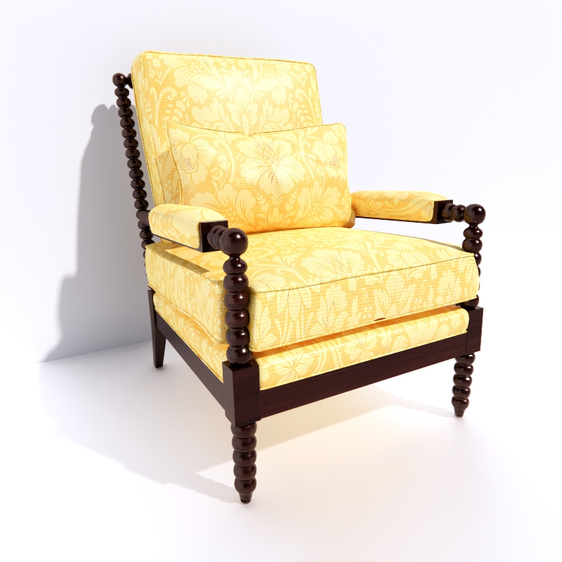 3D Armchair preview