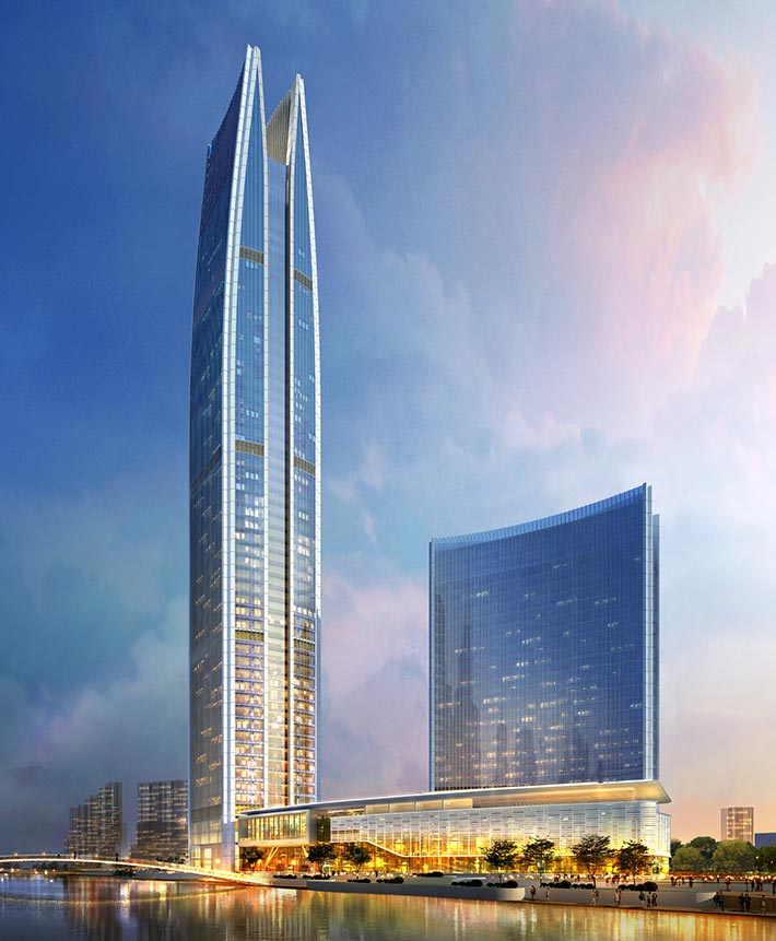 Wenling Sheraton Hotel by Woods Bagot, Wenling, China