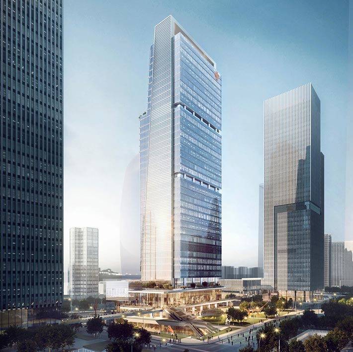 CITIC Tower by Woods Bagot, Wuhan, China