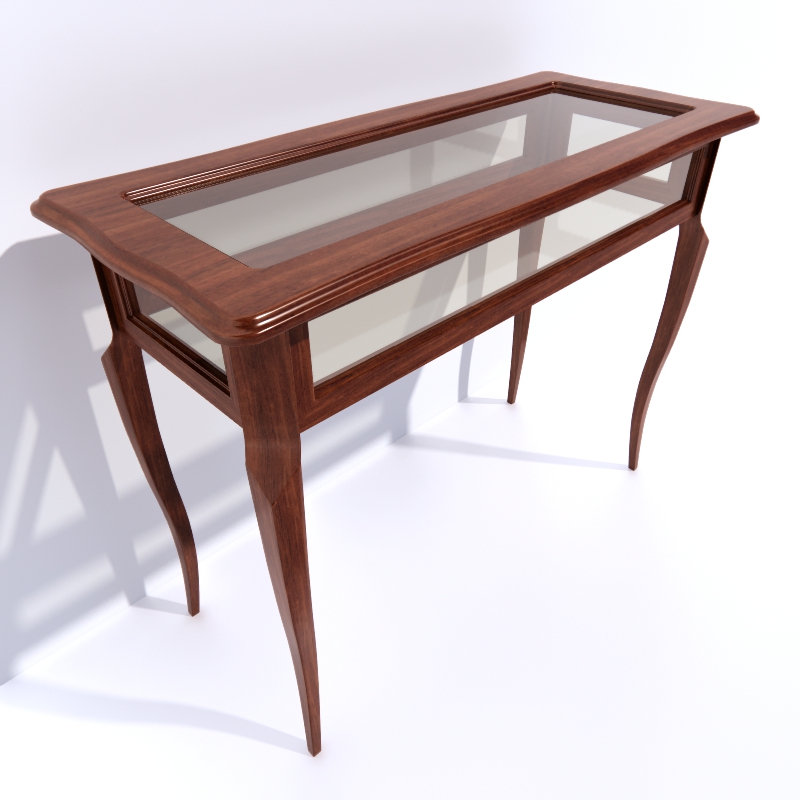 Table 3D model large preview