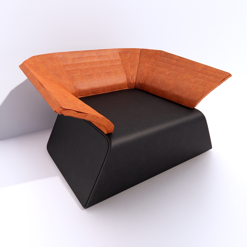 3D Armchair preview