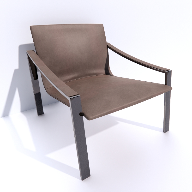 Armchair 3D model large preview