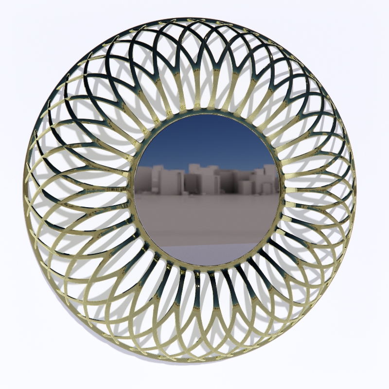 Mirror 3D model large preview
