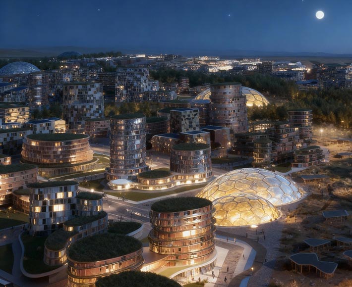 Hunnu City master plan, Ulaanbaatar, Mongolia